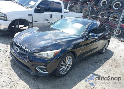 2019 Infiniti Q50 3.0T Luxe z USA, uszkodzony, nr VIN JN1EV7AP3KM519280